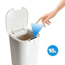 Caixote do Lixo Inteligente Com Sensor Automático, 16 Litros, Adequado Para Casas De Banho, Cozinhas e Escritórios