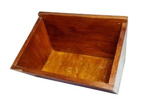 Caixote Madeira Envernizado Armazenamento E Decorativo 40x30