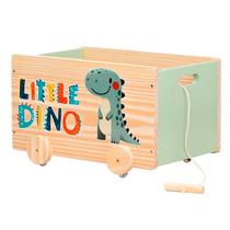 Caixote Organizador de Brinquedos com Rodinhas littledino - Curumim Kidsroom