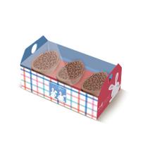 Caixote para 3 Meios-ovos 50 g - Os Coelhinhos - 6 unidades - Cromus - Rizzo