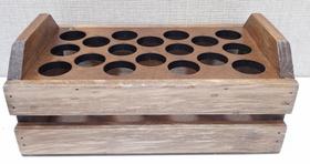 Caixote porta temperos - madeira