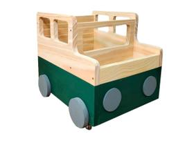 Caixote Toy Box, Baú Organizador De Brinquedos Jeep Msg