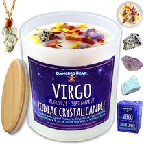 Caja de Regalo con Vela OSO BAILARÍN para Virgo con 3 Cristales Caja de Regalo con Vela OSO BAILARÍN para Virgo con 3 Cristales