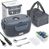 Caja Eléctrica Portátil para Almuerzo Herrfilk 17x11x24 cm 12V/110V Caja Eléctrica Portátil para Almuerzo Herrfilk 17x11x24 cm 12V/110V