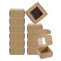 Caja para jabón de papel PATIKIL paquete de 30 unidades 7,5 x 7,5 x 4 cm color marrón Caja para jabón de papel PATIKIL paquete de 30 unidades 7,5 x 7,5 x 4 cm color marrón