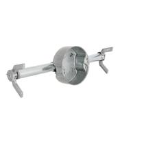 Caja para ventilador de techo RACO 10 cm redonda con soporte retro gris Caja para ventilador de techo RACO 10 cm redonda con soporte retro gris