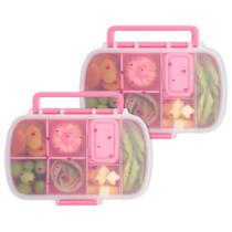 Cajas de Snack Estilo Bento París Hilton 2-Pack con 7 Compartimentos Cajas de Snack Estilo Bento París Hilton 2-Pack con 7 Compartimentos