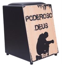 Cajón Elétrico com Bongô NobreTOK Poderoso Deus - Modelo 201