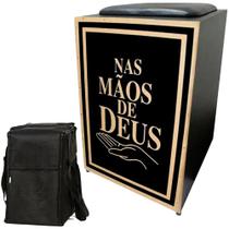 Cajon Elétrico Inclinado Jaguar CJ1000 K2 Mãos de Deus + Capa