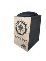 Cajon Eletroacustico Inclinado SR Drums