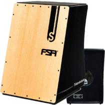 Cajon Fsa Standard Preto Elétrico Fs2501 Captação Dupla