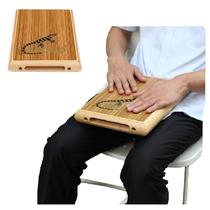 Cajon GECKO Travel - Madeira Zebra com Cordas Internas de Guitarra
