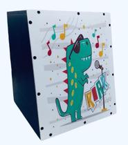 Cajon Infantil Acústico Dino Roar - K2Inf009 - Jaguar Kids