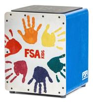 Cajon infantil fsa kids acustico fk14 azul Cajon infantil fsa kids acustico fk14 azul
