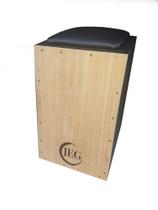 Cajon JEG Eletroacústico inclinado com assento acolchoado