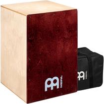 Cajon Meinl com Bolsa - Café de Percussão Natural/Vinho Tinto Cajon Meinl com Bolsa - Café de Percussão Natural/Vinho Tinto