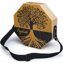 Cajon Portátil de Madeira POGOLAB - Tambor de Viagem com Dois Tons Cajon Portátil de Madeira POGOLAB - Tambor de Viagem com Dois Tons