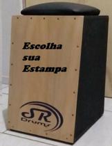 Cajon Profissional Inclinado Acústico SR Drums