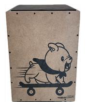 Cajon Spanking Vanguarda Kids Radicão MDF Assento EVA Iniciação Musical Infantil