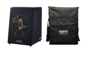 Cajon Strike Da Vinci SK5066 Elétrico de Madeira c/ Capa Cajon Strike Da Vinci SK5066 Elétrico de Madeira c/ Capa