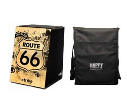 Cajon Strike SK4010 Route 66 Acustico de Madeira c/ Capa