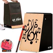 Cajón wd style elétrico kit acessórios n musical - d