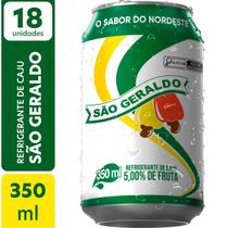 Cajuína São Geraldo 350ml Kit 18 Latas Refrigerante de Caju Cajuína São Geraldo 350ml Kit 18 Latas Refrigerante de Caju