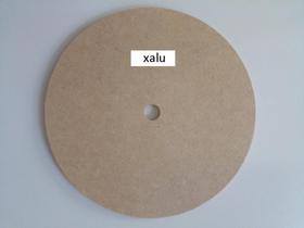 Cake Board 11cm mdf 6mm cru xalu 50pçs c/furo Cake Board 11cm mdf 6mm cru xalu 50pçs c/furo