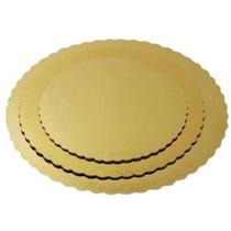 Cake Board Base Laminada Dourada 28cm