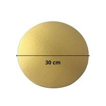 Cake Board Dourado - 10 Unidades - 30 cm