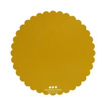 Cake Board Margarida MDF Dourado - 01 unidade - Sonho Fino - Rizzo
