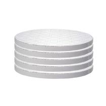 Cake Board O'Creme White Round Cake Circles 12", pacote com 5