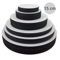 Cake Board Para Bolo 15cm em MDF 3mm Branco de Alta Qualidade kit 10 Unidades - DOCE MEL