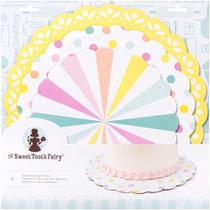 Cake Board - Pastel - Sweet Tooth Fairy - 3 Peças