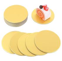 Cake board Prato Bolo Cakeboard Dourado 15Cm (10 Unid)