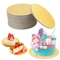 Cake Board Prato Bolo Cakeboard Dourado 28Cm (10 Unid)