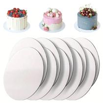 Cake board Prato Bolo Mini Cakeboard Branco 12,5Cm (10 Unid)