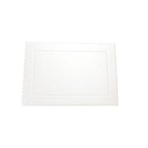 Cake Board Retangular de Papel Silver Chef - Silver Plastic