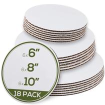Cake Board Rounds StarMar, conjunto de 18 bases de papelão circulares