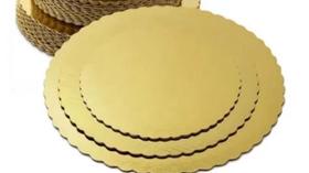 Cake borrado redondo para bolo