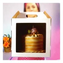 Cake Box -22x22cm (Base) x22cm (Altura) - 5 Unidades Cake Box -22x22cm (Base) x22cm (Altura) - 5 Unidades