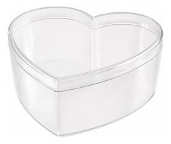 Cake Box Coração 750ml Bluestar Sobremesa Presente Tampa