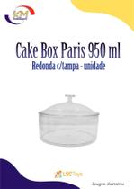 Cake Box Paris 950 ml redonda c/tampa 01 unidade - LSC - bolos, tortas, sobremesas, doces (14181) Cake Box Paris 950 ml redonda c/tampa 01 unidade - LSC - bolos, tortas, sobremesas, doces (14181)