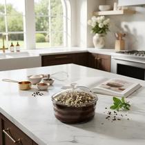 Cake Box Redonda Acrílico Tampa 950ml Transparente Doces