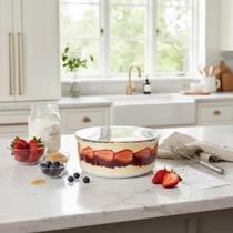 Cake Box Redonda Tampa 2,2L Sobremesa Doces Festa