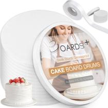 Cake Drum BOARDS+12 polegadas e 1,27 cm de espessura, pacote com 10