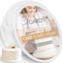 Cake Drum BOARDS, finas de 0,25 cm, 8 + 10 + 12 polegadas (pacote com 20)