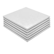 Cake Drum Juvale White Square, 30 cm x 30 cm, papelão, pacote com 6 Cake Drum Juvale White Square, 30 cm x 30 cm, papelão, pacote com 6