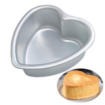 Cake Pan kefyic em forma de coração de alumínio de 6 x 3 polegadas para 1-2 porções Cake Pan kefyic em forma de coração de alumínio de 6 x 3 polegadas para 1-2 porções