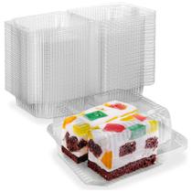 Cake Slice Container MT Products Square 13x13x7cm Pacote com 40